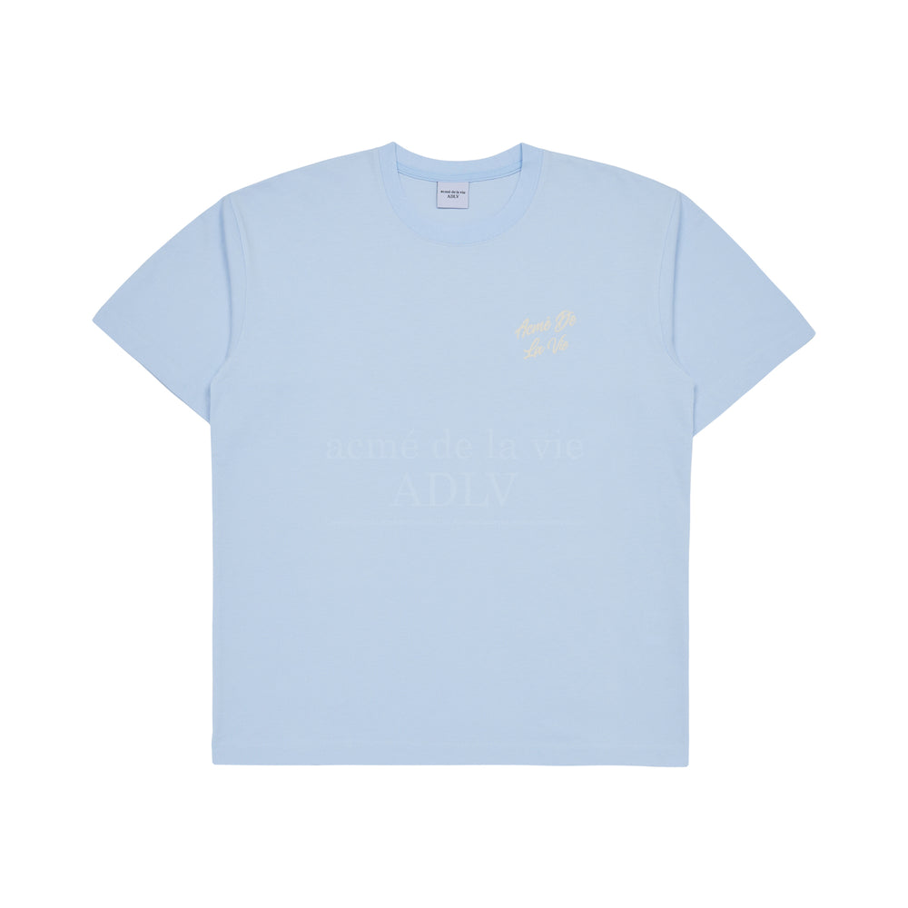 
                  
                    ADLV SCRIPT LOGO PRINTING SHORT SLEEVE T-SHIRT SKY BLUE
                  
                