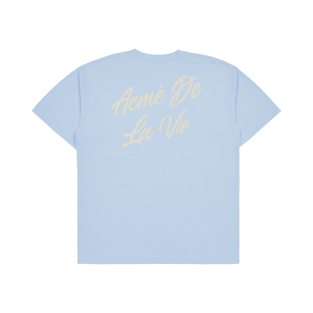 
                  
                    ADLV SCRIPT LOGO PRINTING SHORT SLEEVE T-SHIRT SKY BLUE
                  
                