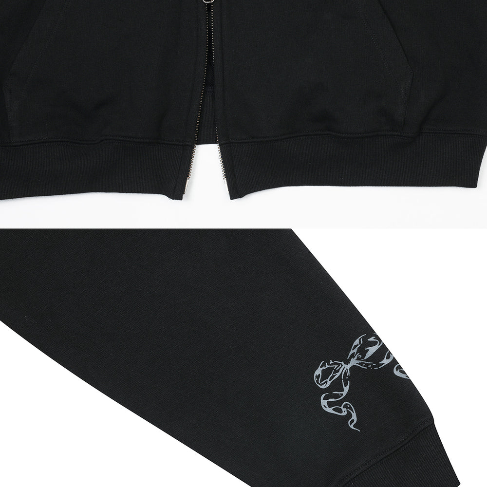 
                  
                    PAIN OR PLEASURE ROSE 2WAY HOOD ZIP UP BLACK
                  
                