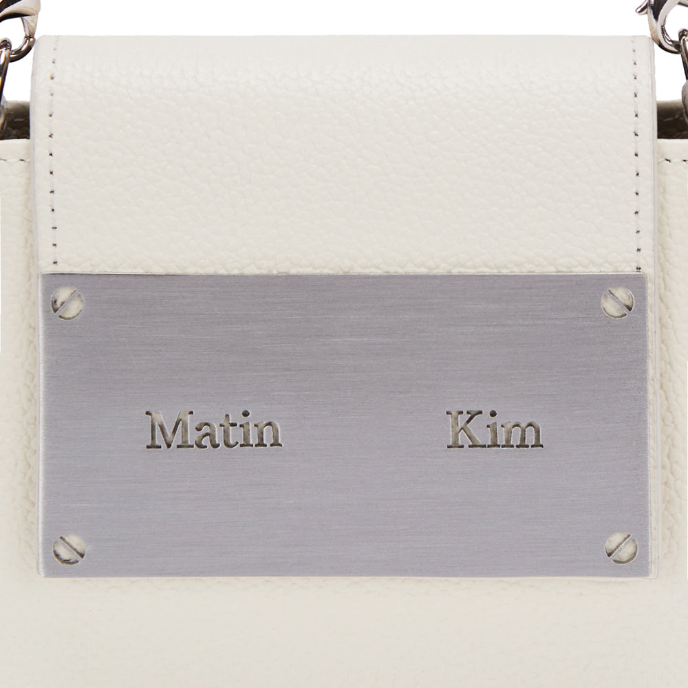 MATIN KIM ACCORDION MINI BAG IN IVORY