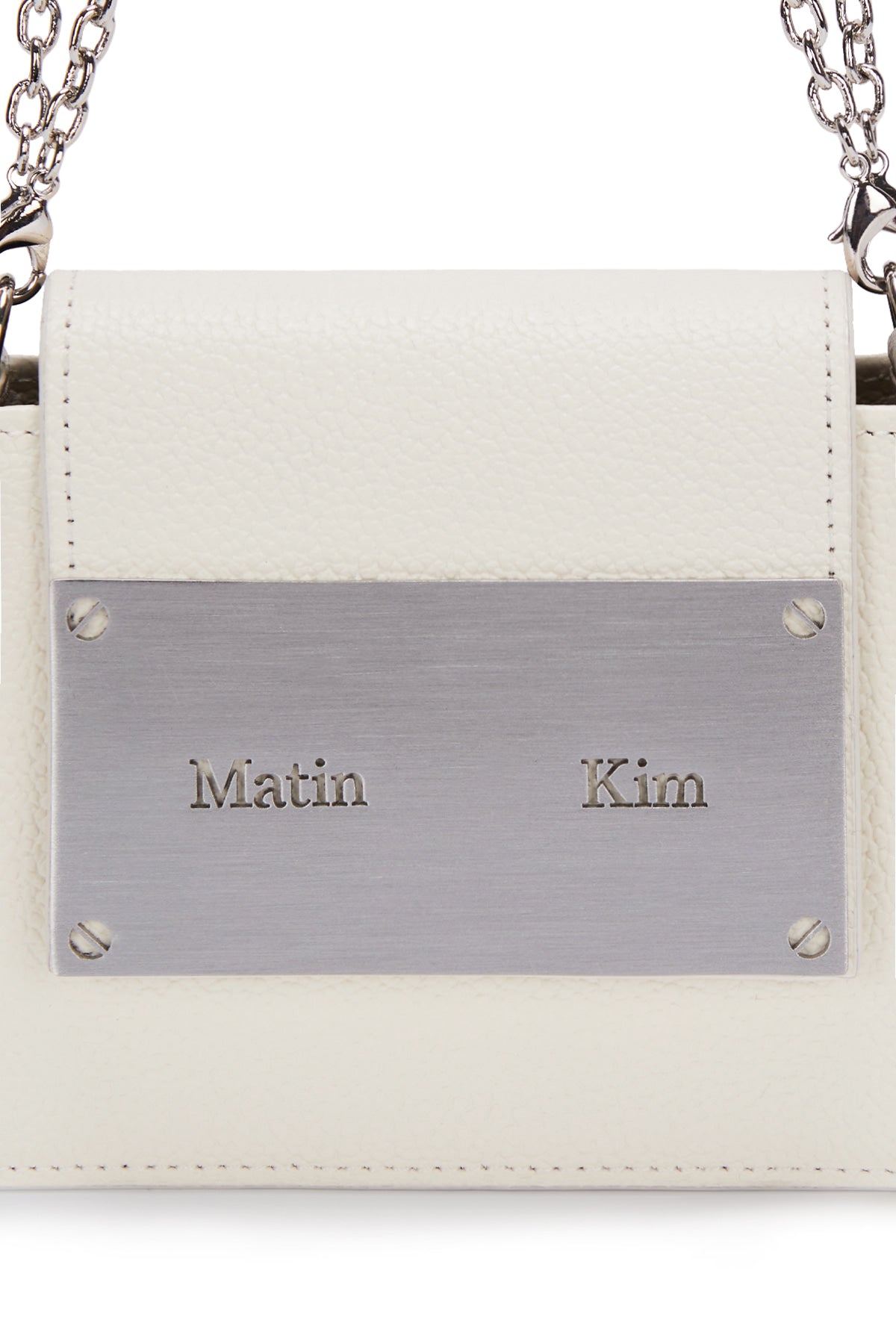 MATIN KIM ACCORDION MINI BAG IN IVORY