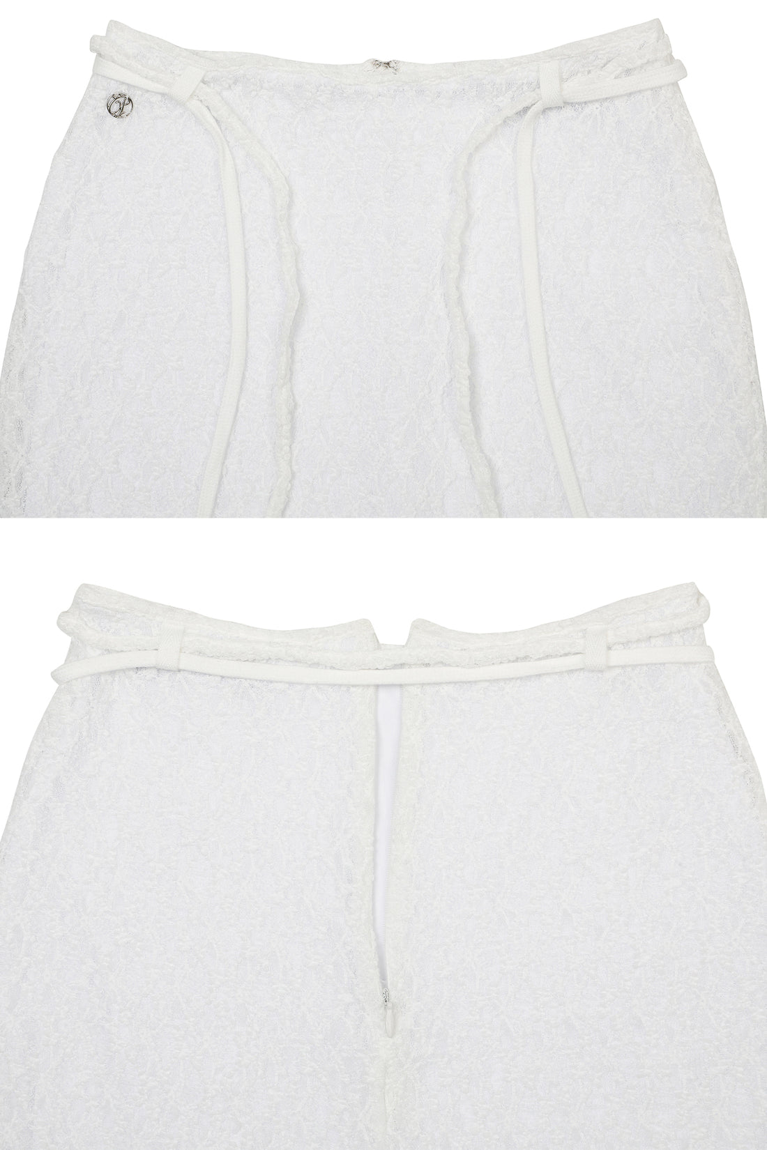PAIN OR PLEASURE CLAIRE SKIRT WHITE