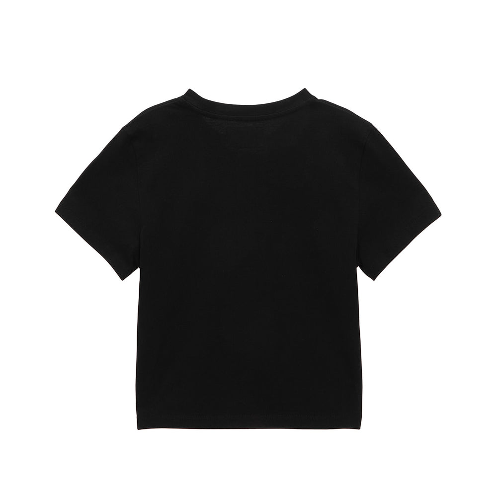 MATIN KIM THIN TYPO TOP IN BLACK