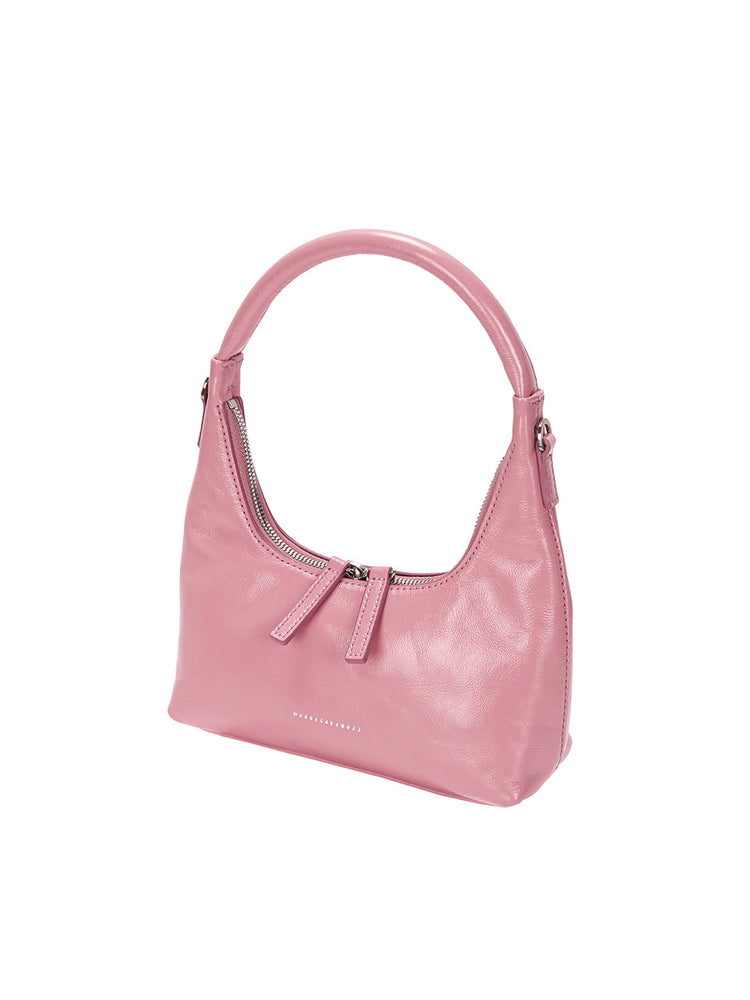 
                  
                    MARGESHERWOOD HOBO MINI+STRAP_candy pink glossy plain
                  
                