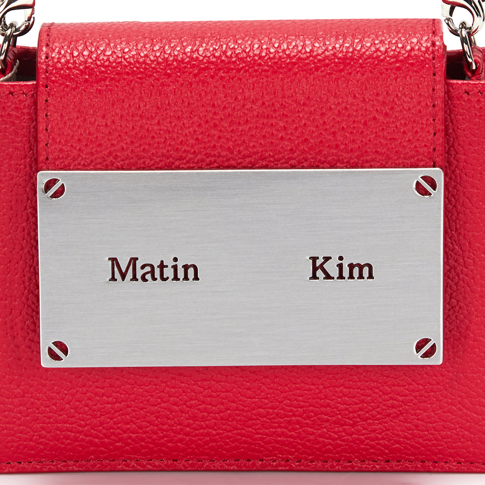 
                  
                    MATIN KIM ACCORDION MINI BAG IN RED
                  
                