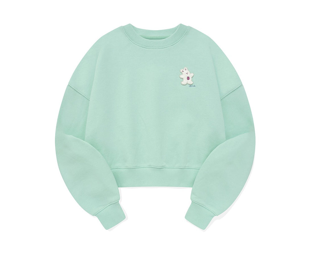 
                  
                    KIRSH WITTY BUNNY WAPPEN CROP SWEATSHIRT
                  
                