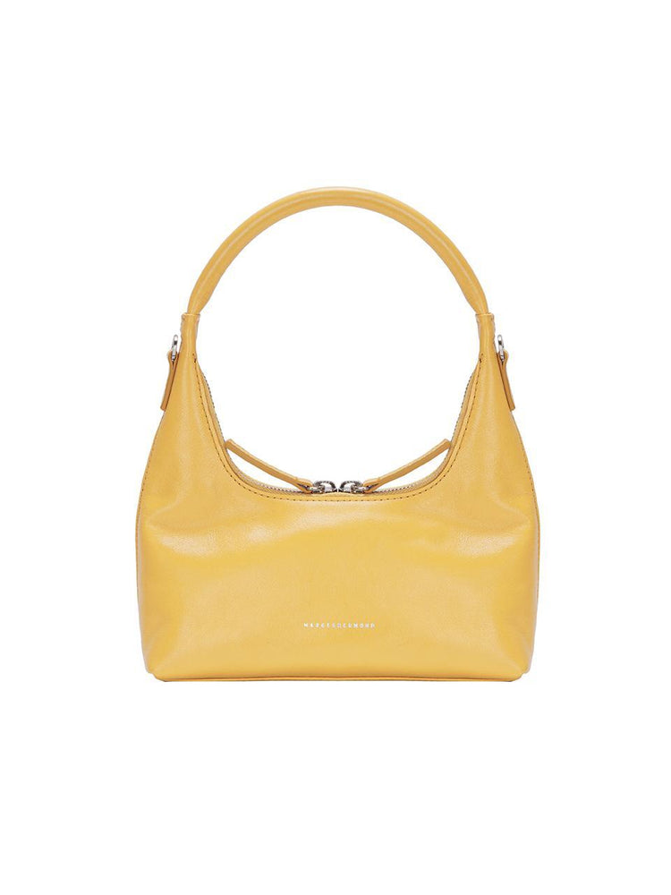 MARGESHERWOOD HOBO MINI+STRAP_yellow glossy plain