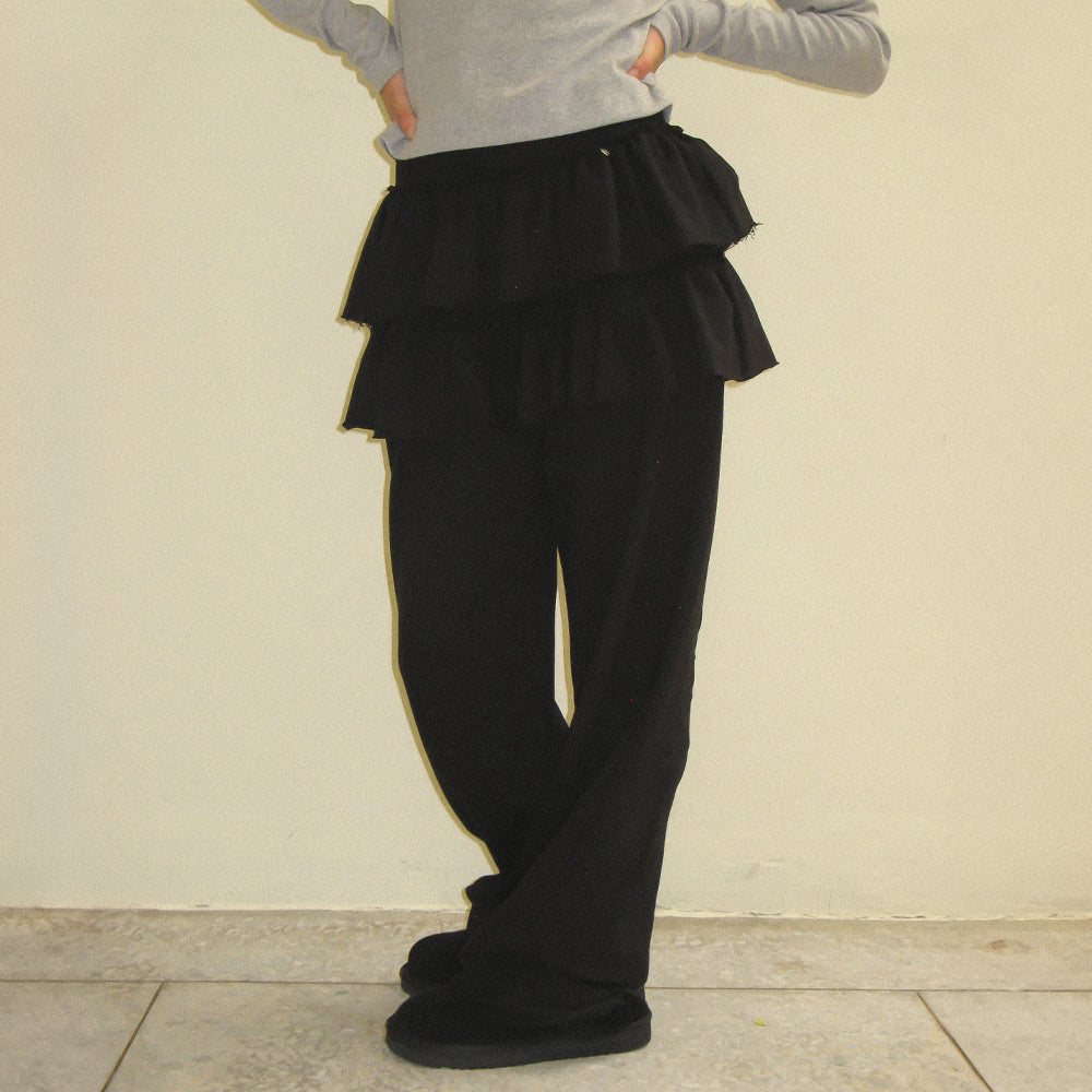 
                  
                    RONRON CANCAN RUFFLE LAYERED PANTSKIRT BLACK
                  
                