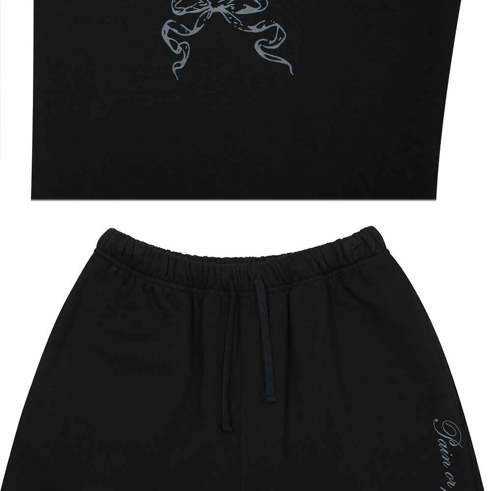 
                      
                        PAIN OR PLEASURE ROSE SWEATPANTS BLACK
                      
                    