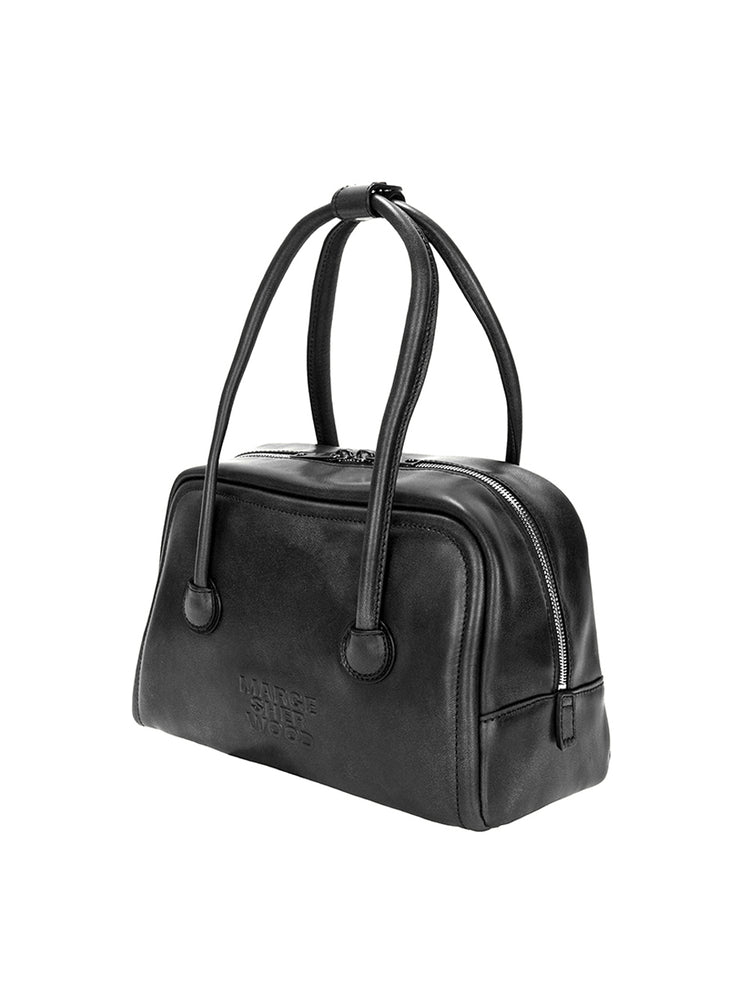 MARGESHERWOOD SOFT TOTE_washed black two-tone brushed