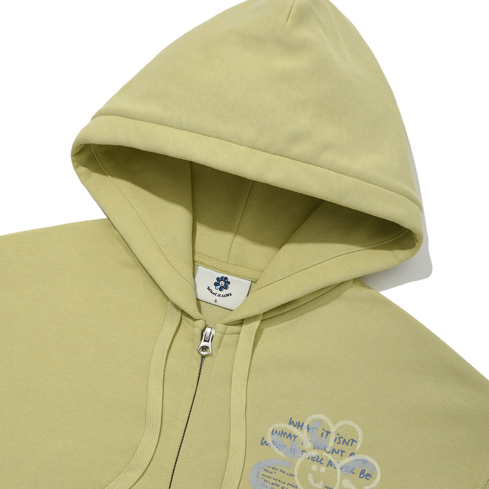 
                  
                    Flory Spray Graphic Crop Hoodie Olive
                  
                