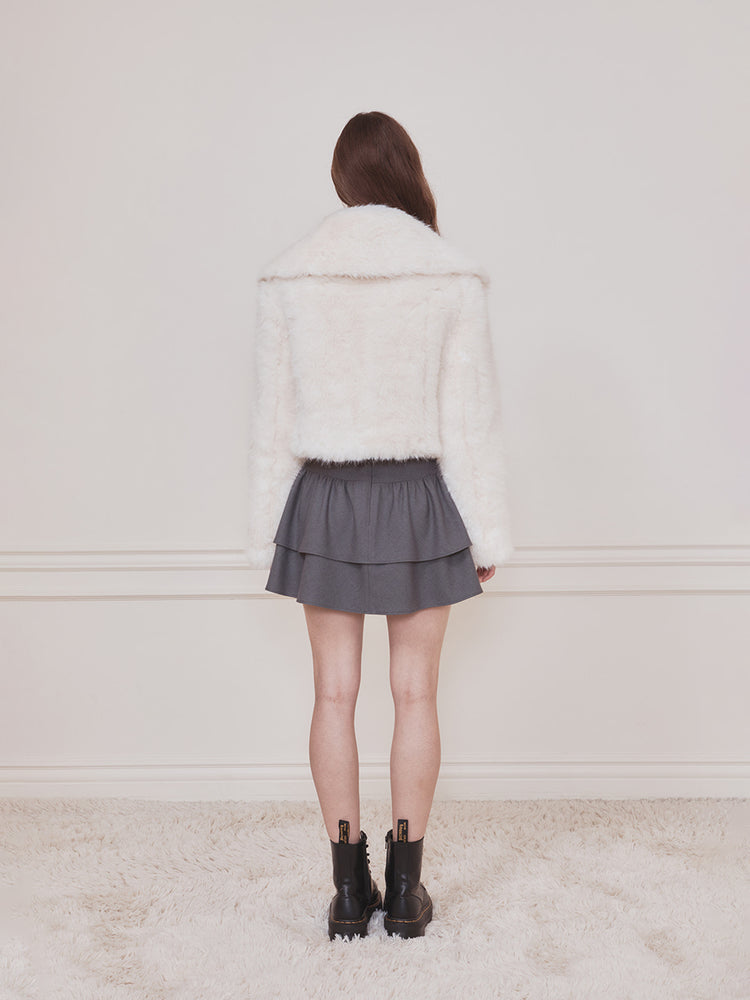 
                  
                    Bebe Sailor Fur Jacket IVORY
                  
                