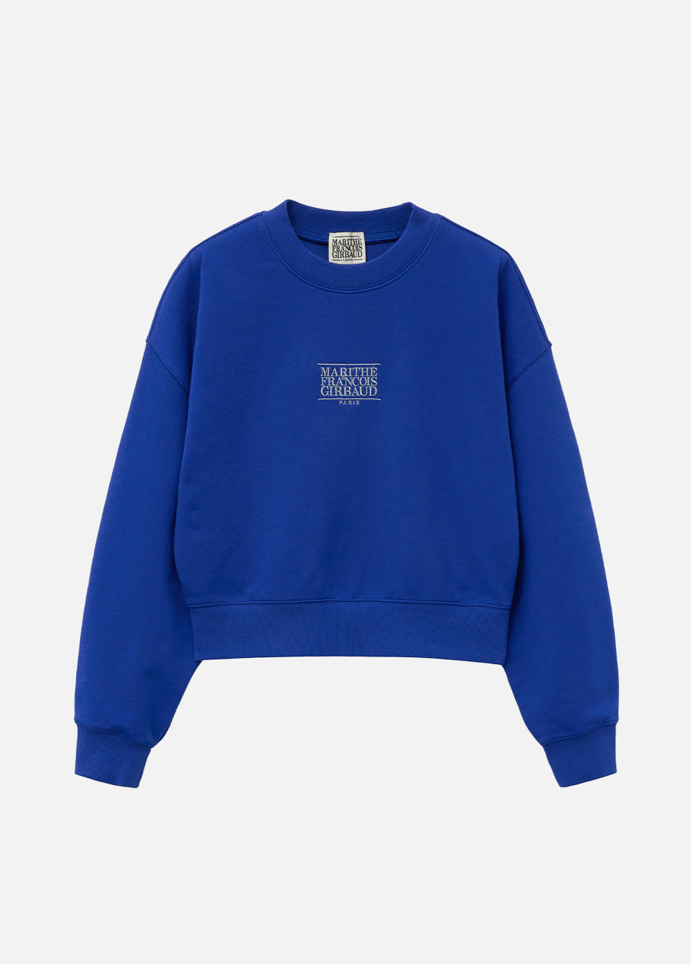 MARITHÉ W NEW CLASSIC LOGO SWEATSHIRT BLUE