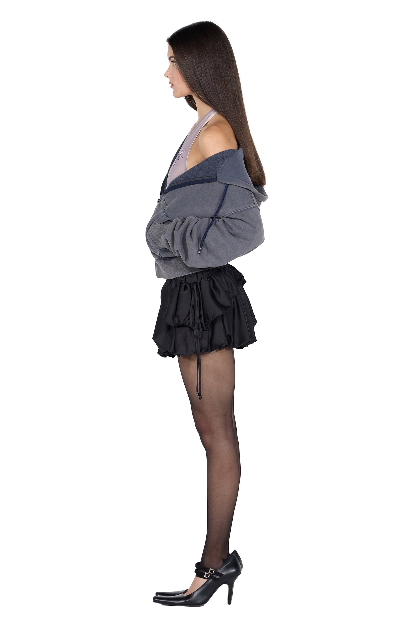 SCULPTOR Balloon Cargo Skort Black