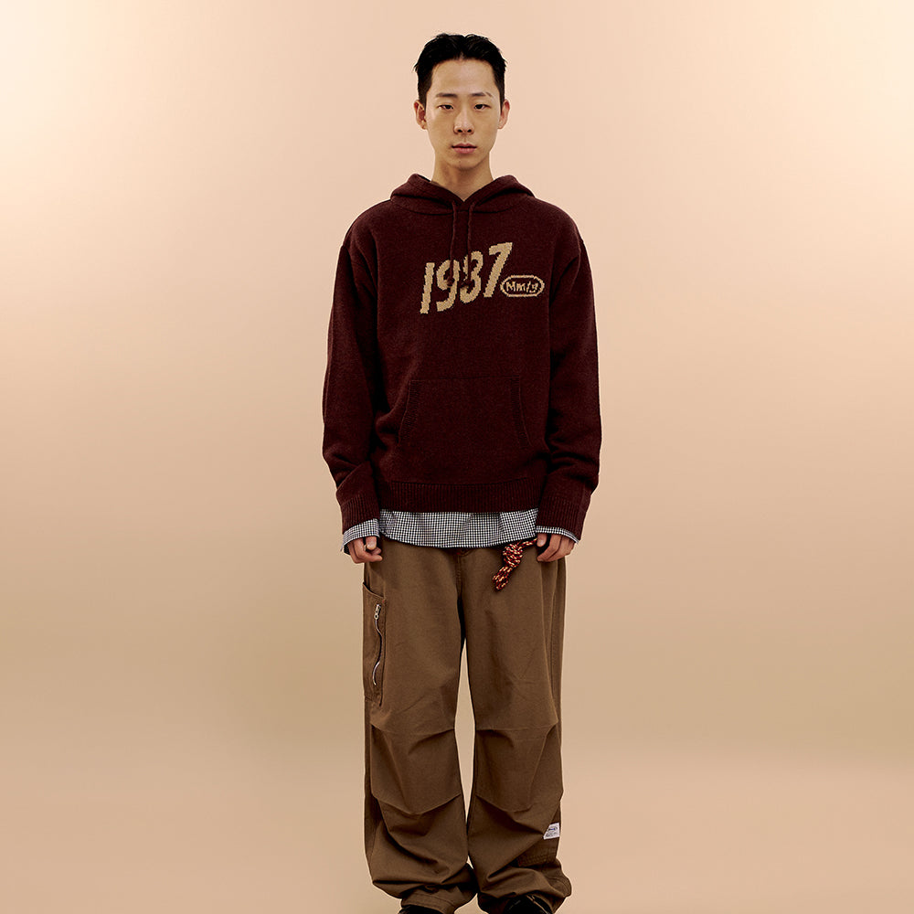 
                  
                    MMLG WAVY LOGO HOOD KNIT (BROWN)
                  
                