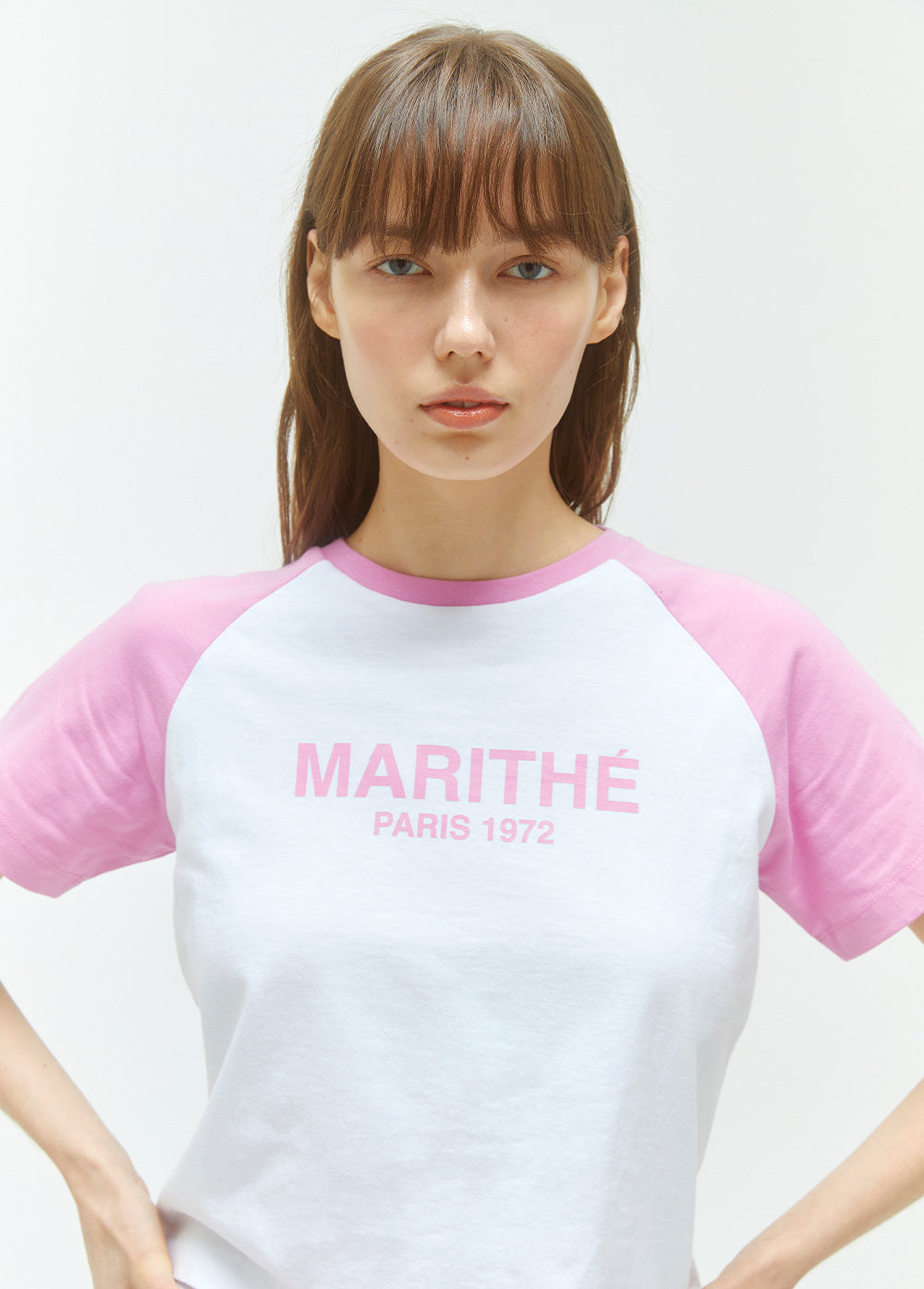 MARITHÉ W RAGLAN REGULAR LOGO TEE