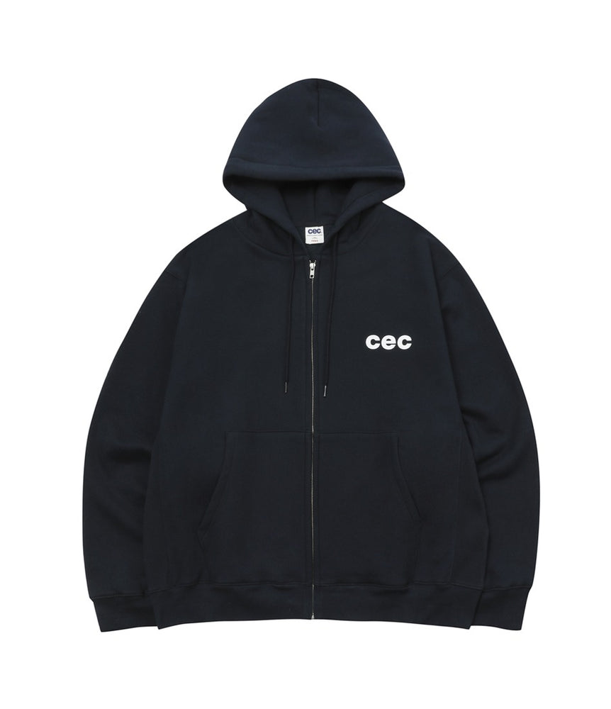 CEC ZIP-UP HOODIE NAVY