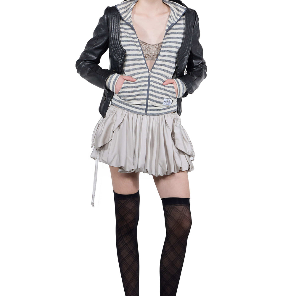 SCULPTOR Balloon Cargo Skort Warm Gray