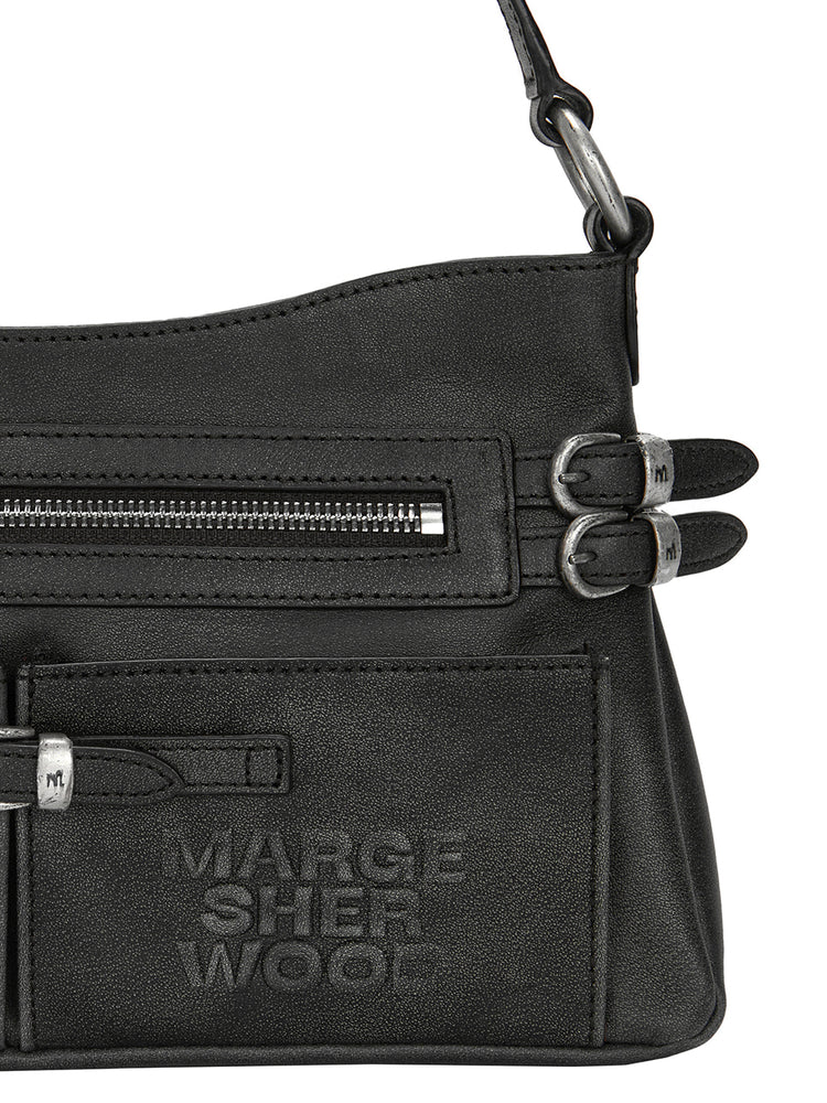 
                  
                    MARGESHERWOOD FLAT POCKET SHOULDER_washed black two-tone brushed
                  
                