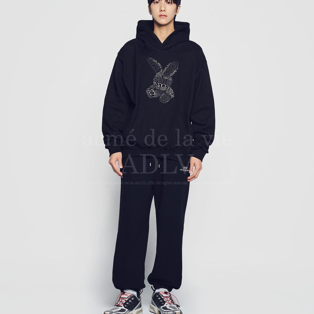 
                  
                    ADLV LETTERING RABBIT HOODIE BLACK
                  
                