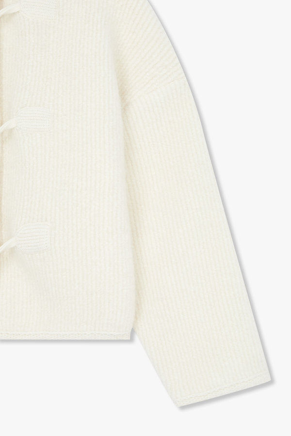 
                  
                    VOV Ring Closure Alpaca Knit Jacket Ivory
                  
                