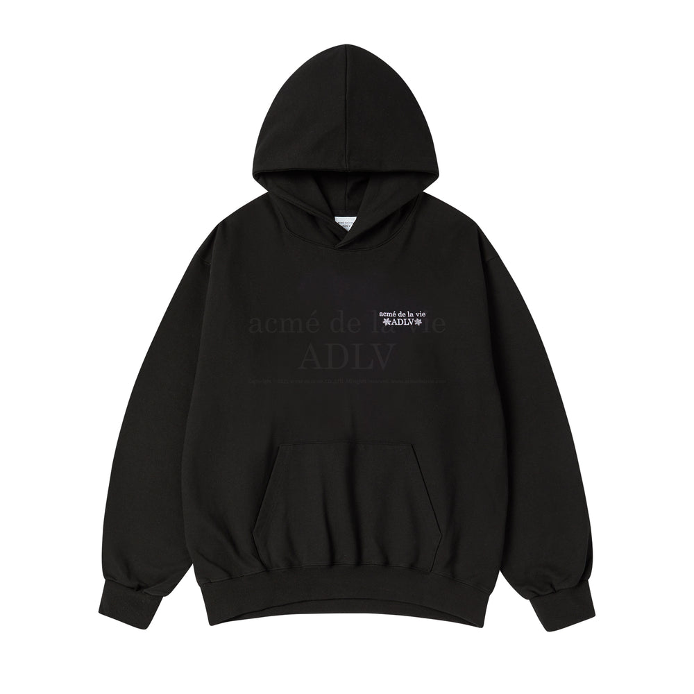 ADLV SNOW BEAR HOODIE BLACK