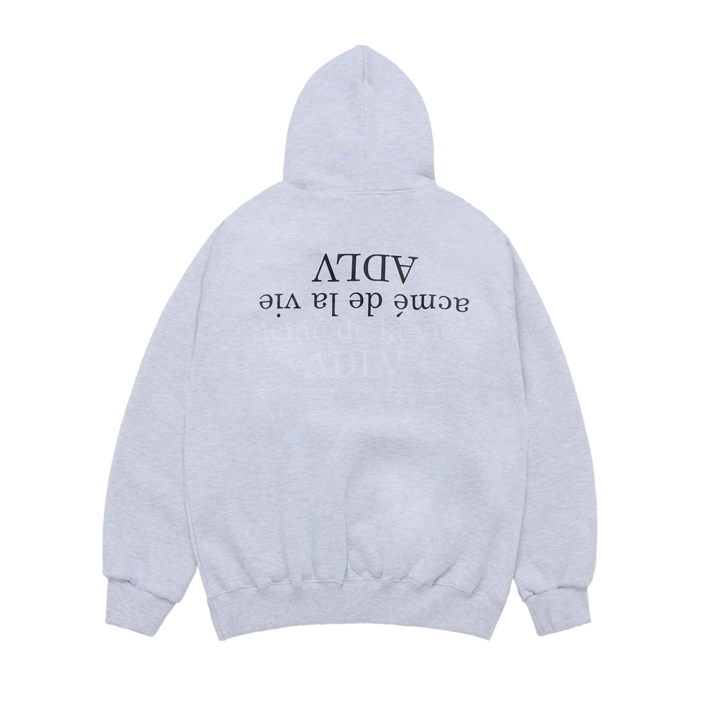 
                  
                    ADLV UPSIDE DOWN LOGO NAPPING ZURRY HOODIE MELANGE
                  
                