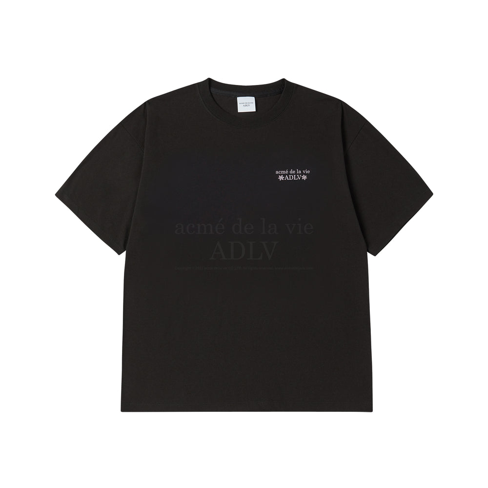 ADLV SNOW BEAR SHORT SLEEVE T-SHIRT BLACK