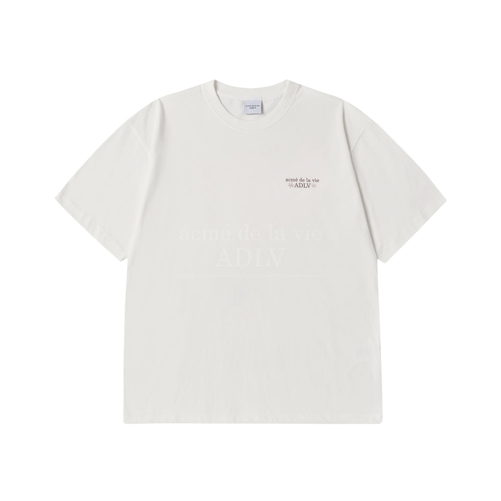 ADLV SNOW BEAR SHORT SLEEVE T-SHIRT CREAM