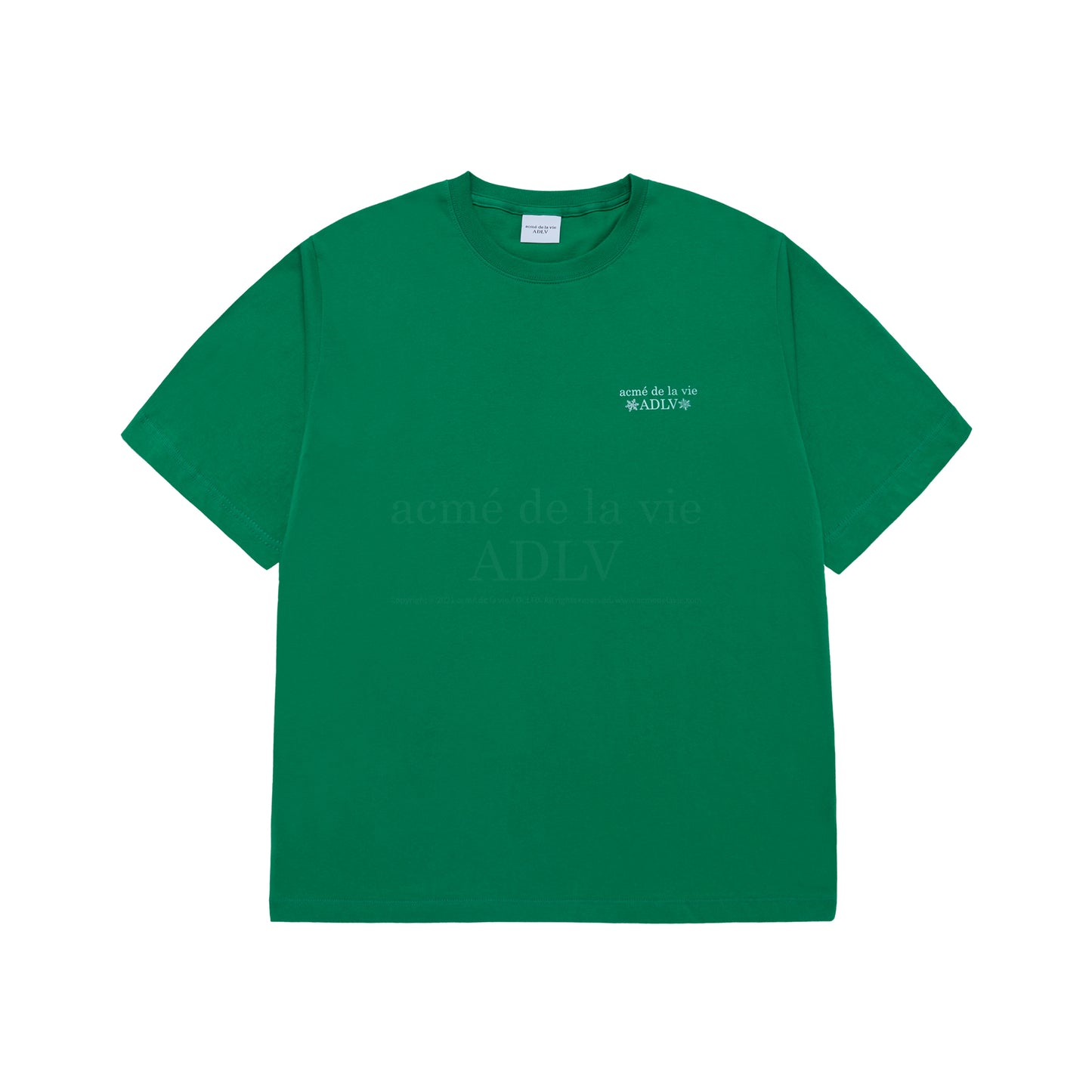 ADLV SNOW BEAR SHORT SLEEVE T-SHIRT GREEN