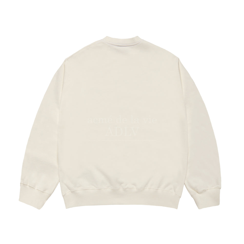 
                  
                    ADLV UPSIDE DOWN LOGO NAPPING ZURRY SWEATSHIRTS IVORY
                  
                