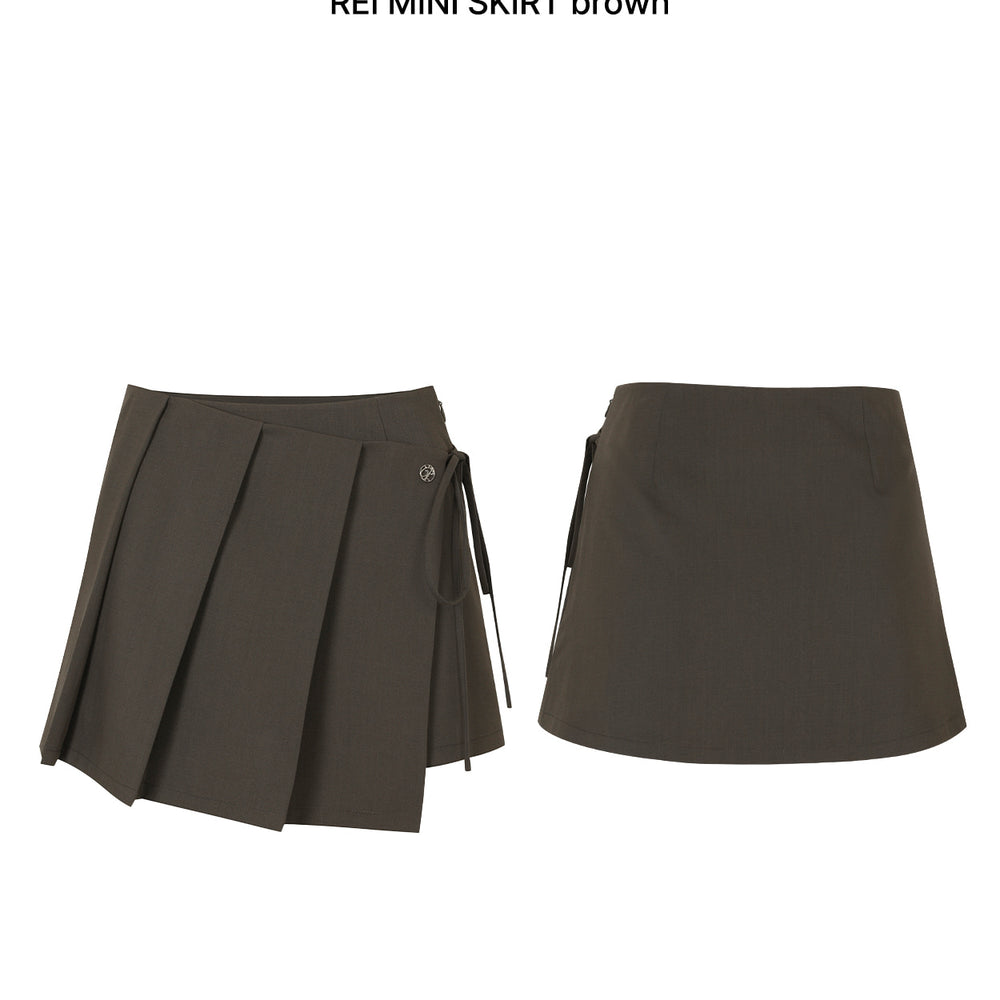 
                      
                        PAIN OR PLEASURE REI MINI SKIRT BROWN
                      
                    