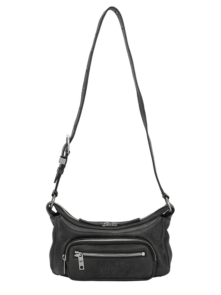 
                  
                    MARGESHERWOOD OUTPOCKET HOBO MINI_washed black two-tone brushed
                  
                