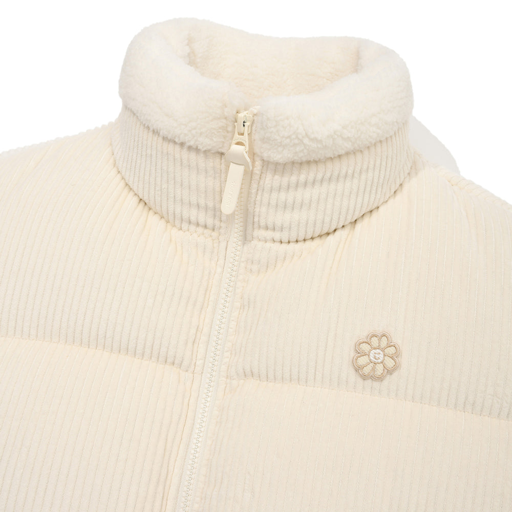 
                  
                    Floriwapen Corduroy Short Down Jumper Cream
                  
                