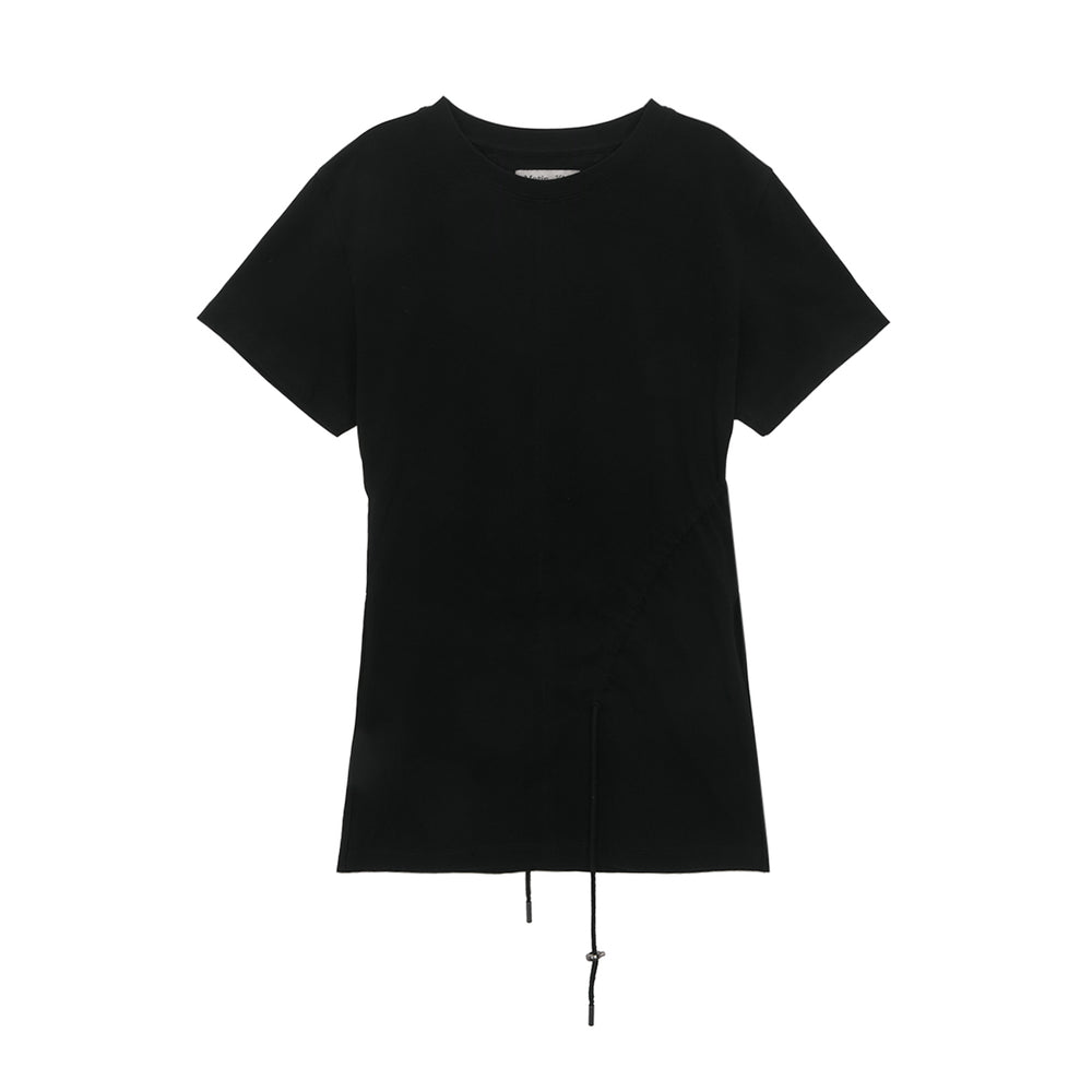 
                  
                    MATIN KIM STRING SLIT DETAIL TOP IN BLACK
                  
                