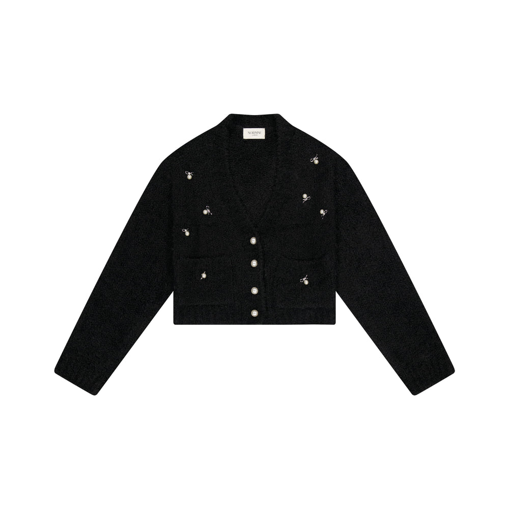 
                  
                    NOIRNINE Pearl Beading Cardigan BLACK
                  
                