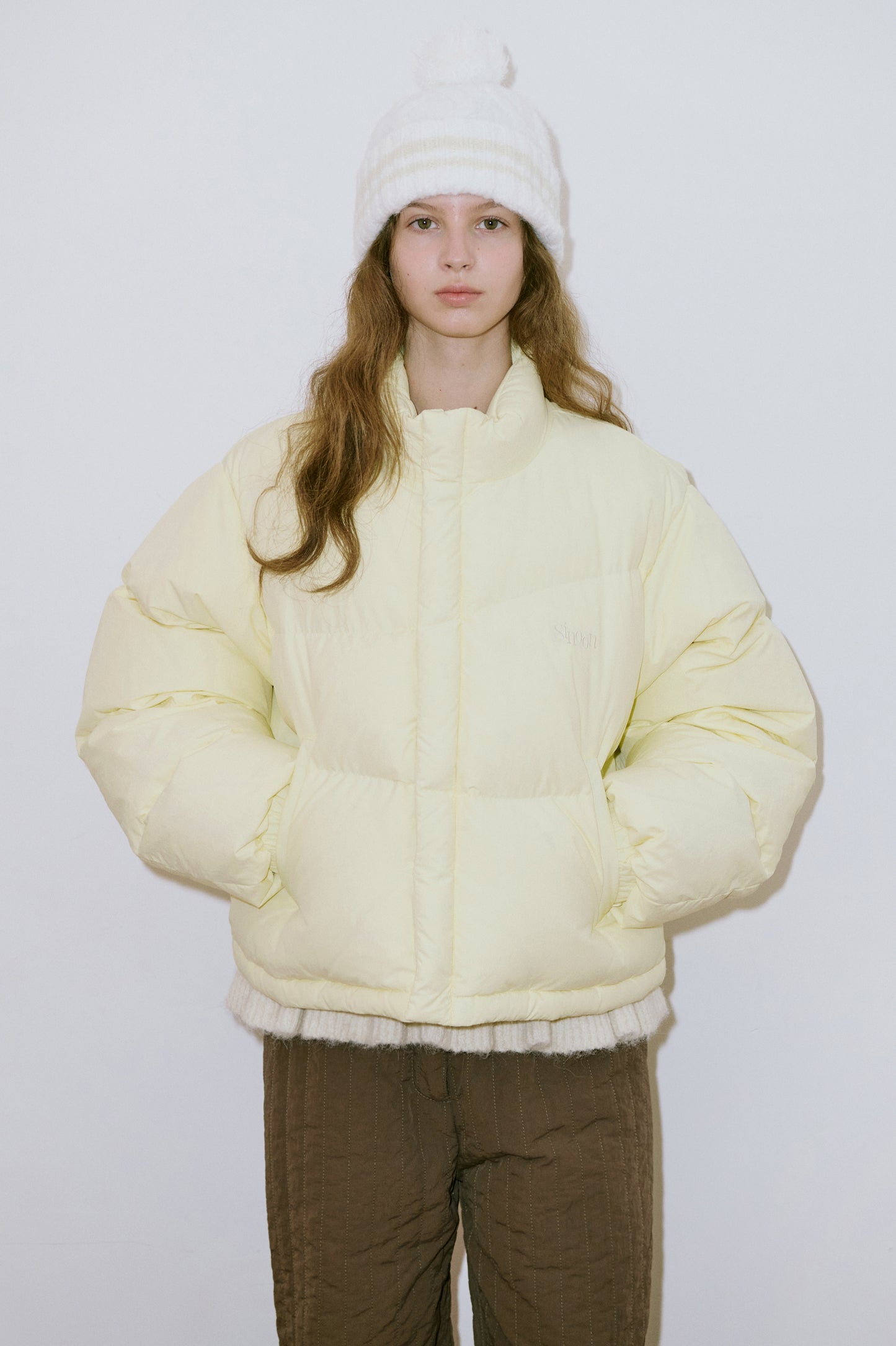 Sinoon Puffer Jacket (Pale Yellow)