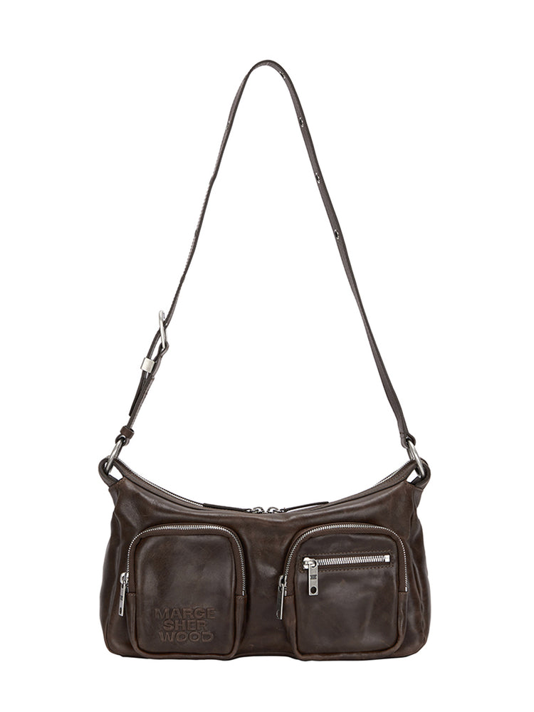 
                  
                    MARGESHERWOOD OUTPOCKET HOBO_washed brown pull-up
                  
                