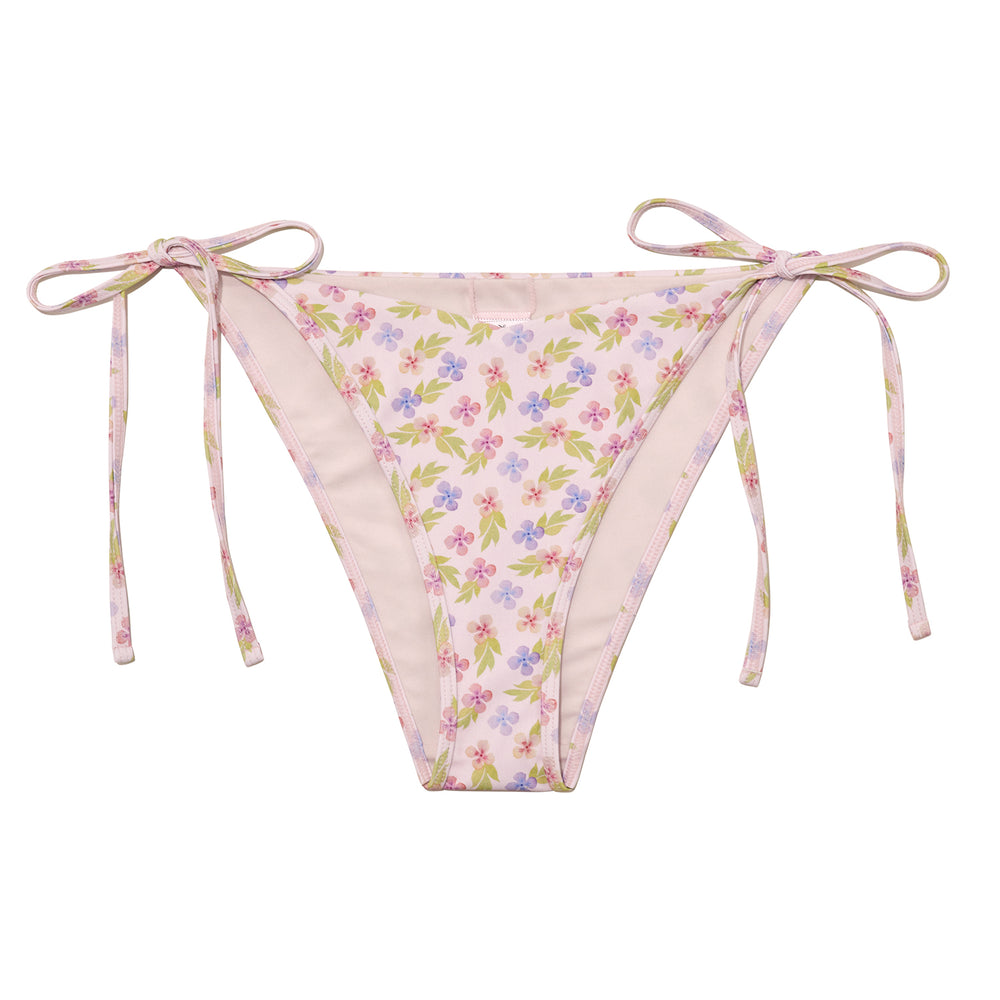 GLOWNY TIE SIDE BIKINI BOTTOM (LAVENDER BLOOM)