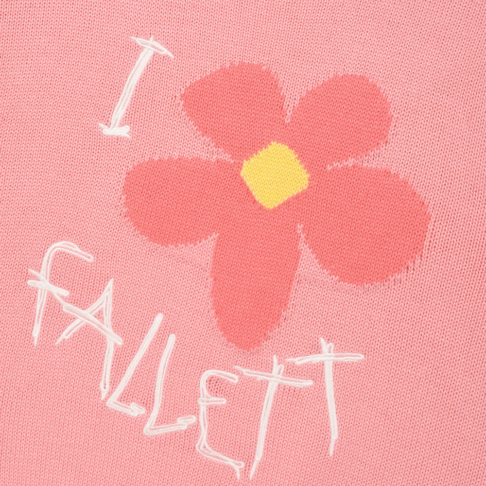 
                  
                    FALLETT Drawing Flower Knit Pink
                  
                