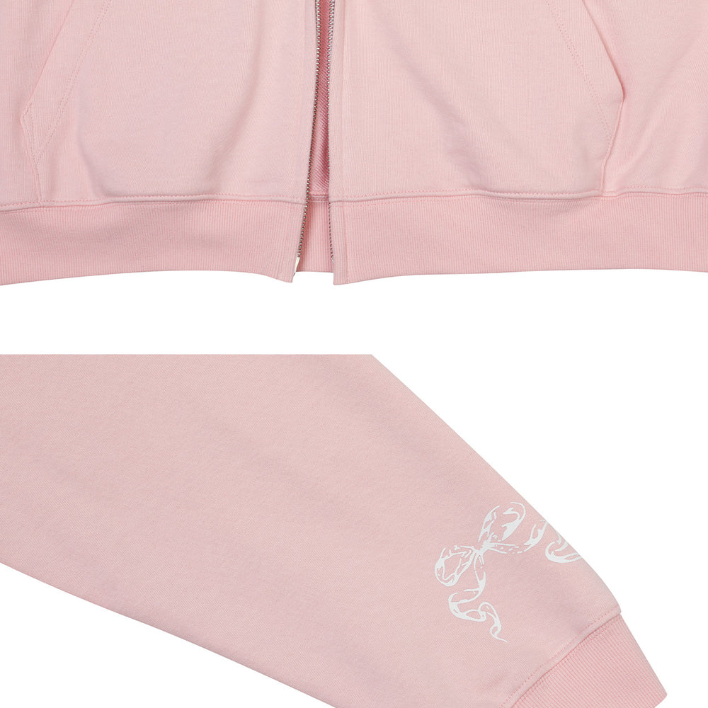 
                  
                    PAIN OR PLEASURE ROSE 2WAY HOOD ZIP UP PINK
                  
                