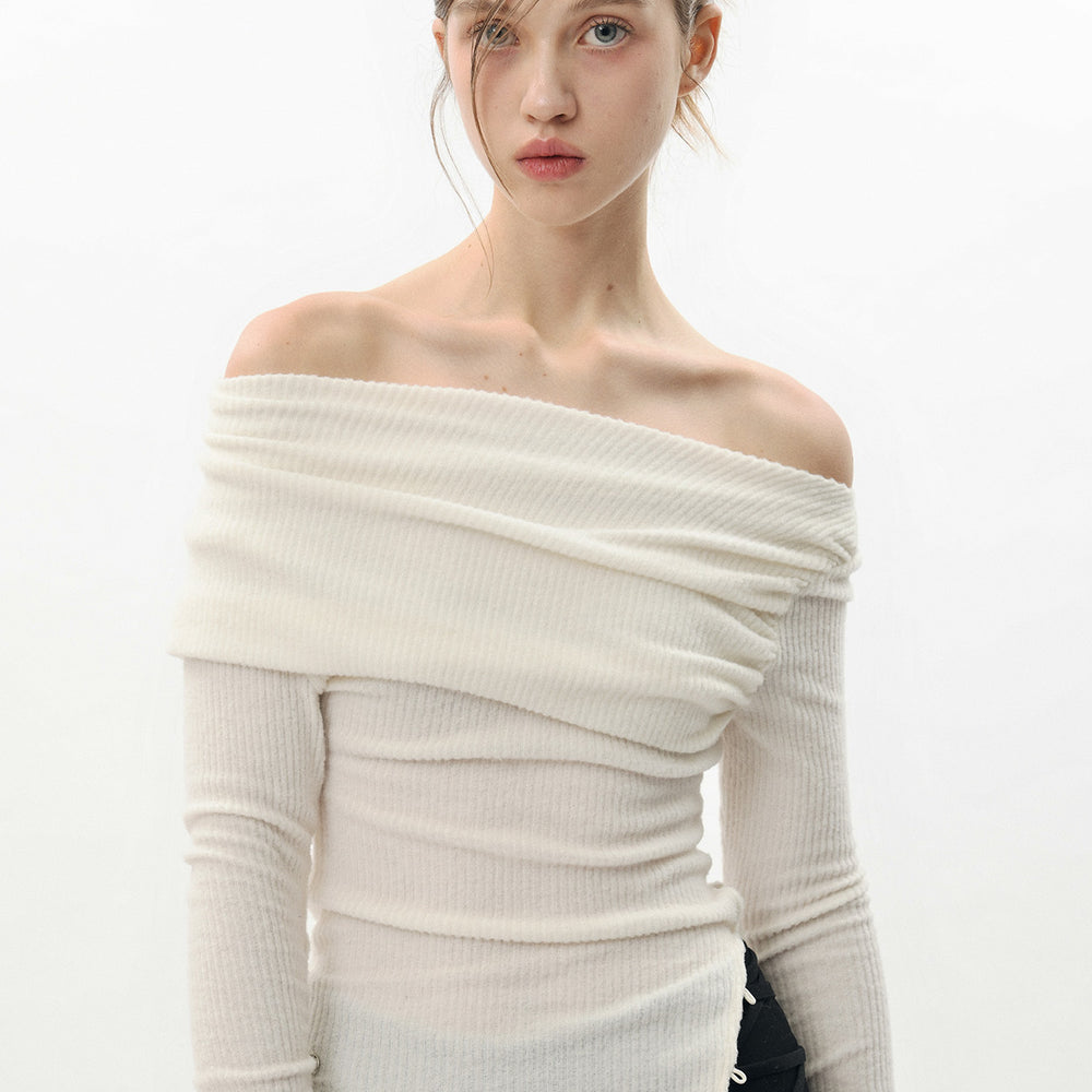 
                      
                        PAIN OR PLEASURE JENNIE OFF-SHOULDER TOP WHITE
                      
                    