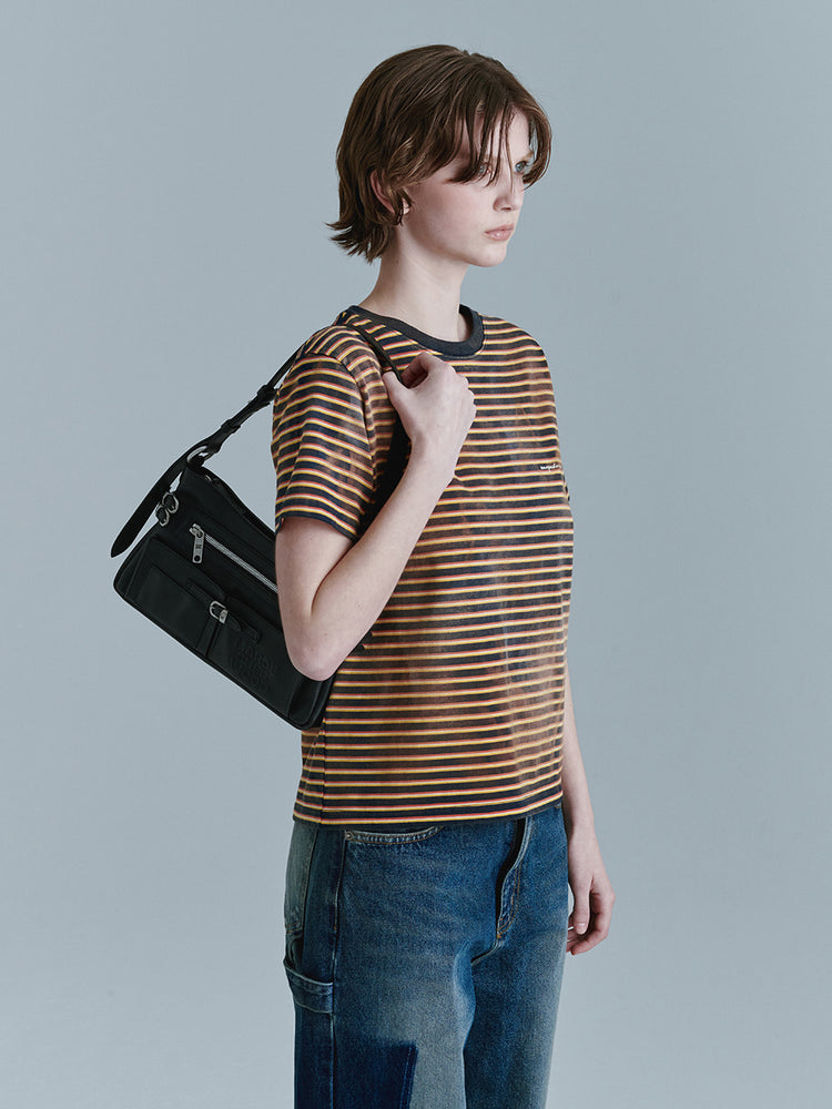 
                  
                    MARGESHERWOOD FLAT POCKET SHOULDER_black plain
                  
                