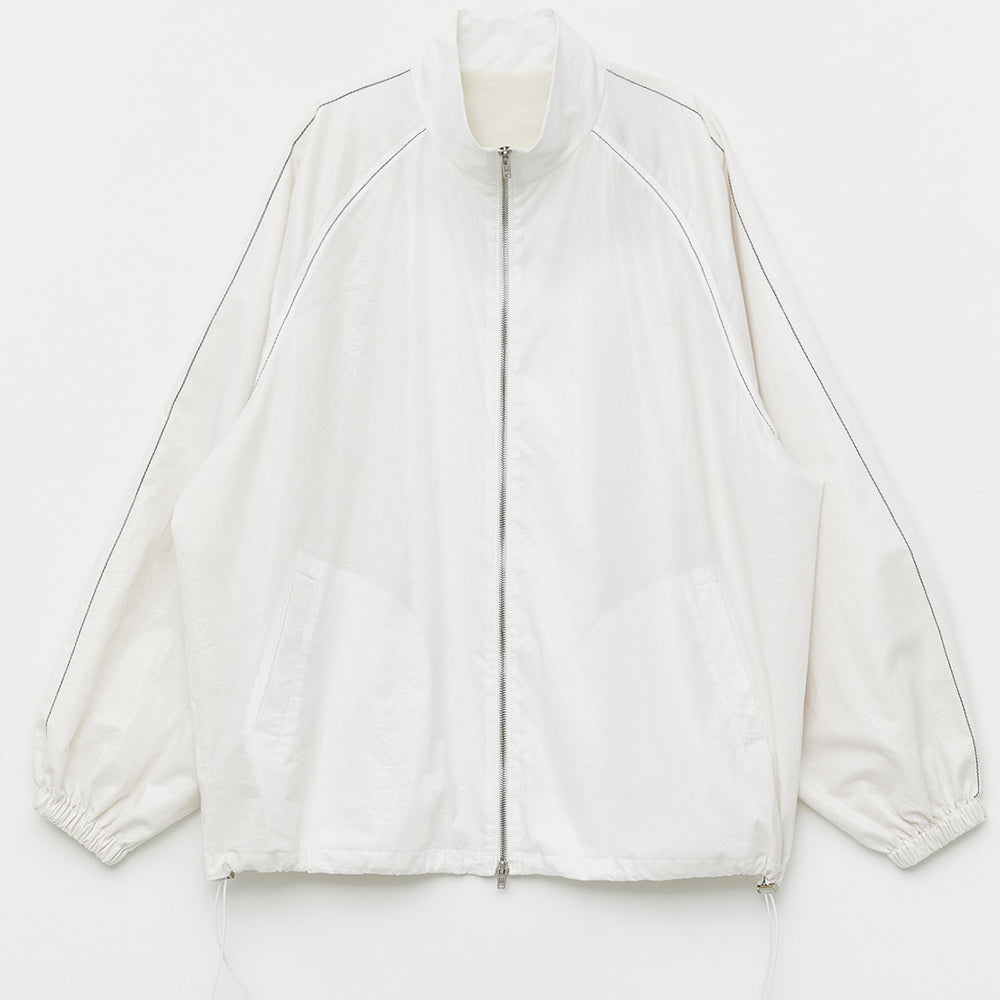 
                  
                    MATIN KIM LOGO COATING JUMPER IN IVORY
                  
                