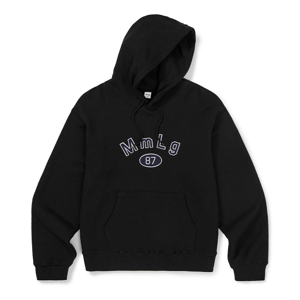 MMLG MM APLIQUE HOODIE (EVERY BLACK)