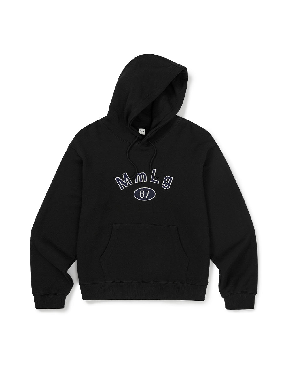 MMLG MM APLIQUE HOODIE (EVERY BLACK)