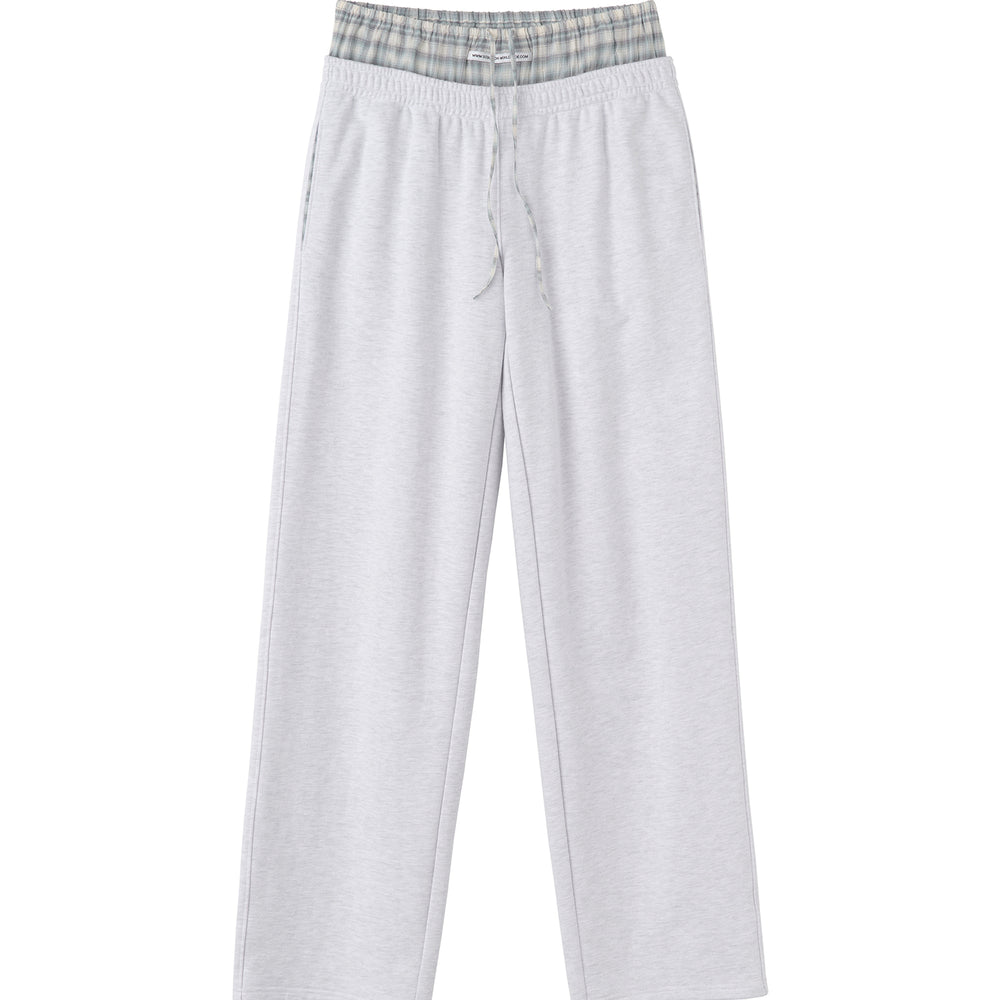 
                      
                        SCULPTOR Boxer Layered Sweatpants White Melange
                      
                    