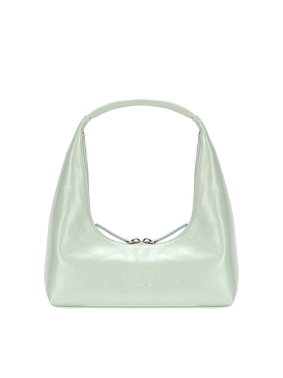 MARGESHERWOOD HOBO SHOULDER_mint glossy plain