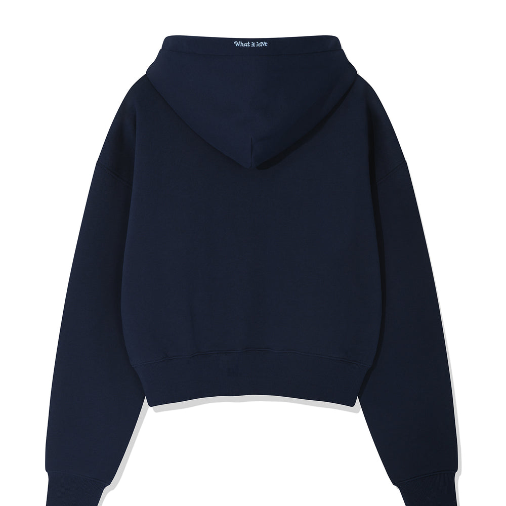 
                  
                    Flory Wappen Crop Hood Navy
                  
                