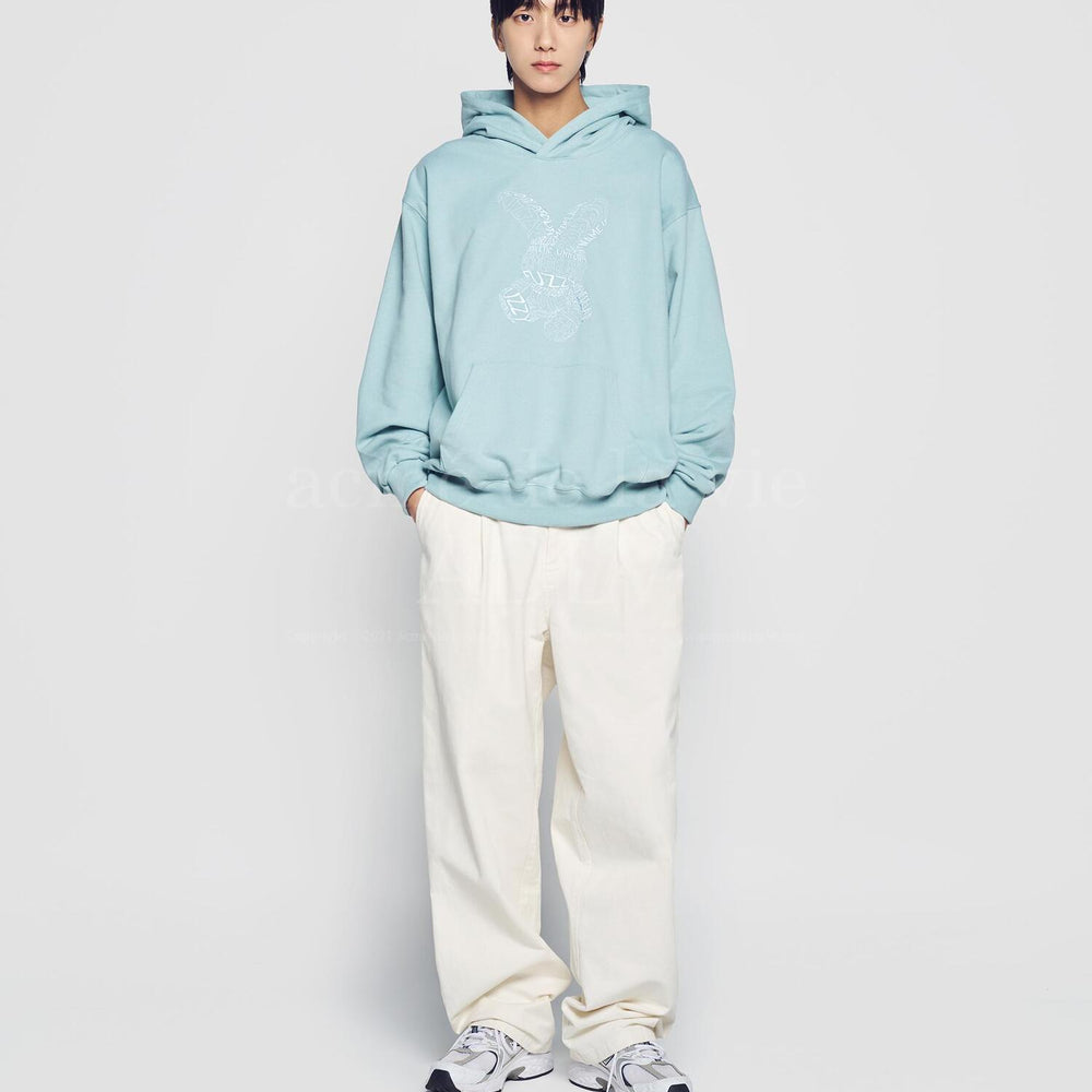 
                  
                    ADLV LETTERING RABBIT HOODIE DARK MINT
                  
                